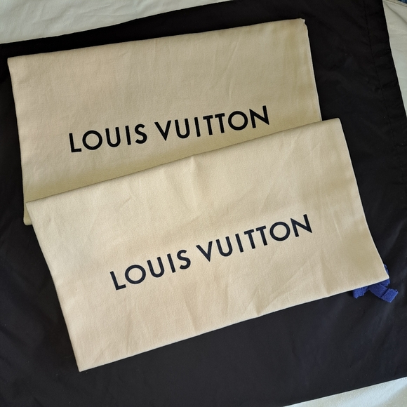 Pair of large Louis Vuitton Dust Bags - Picture 1 of 7